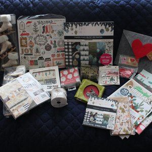 Crafting Mixed Lot Paper Pad Crate Paper